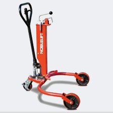 Oil drum handling forklift