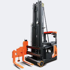 Narrow channel forklift
